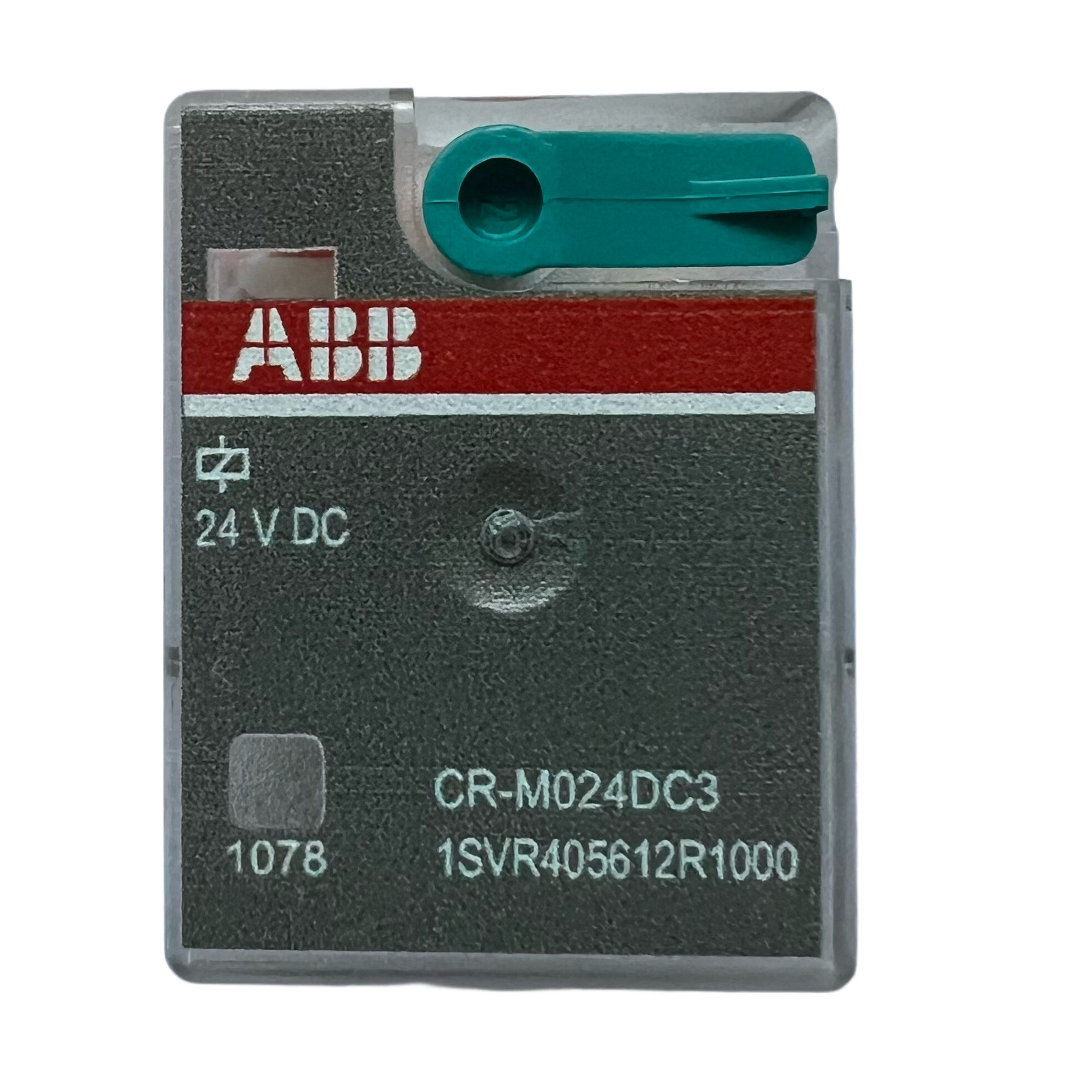 Промежуточное реле ABB CR-M024DC3 (1SVR405612R1000) с 3 перекидными контактами (3CO) с напряжением катушки 24В DC, 10А