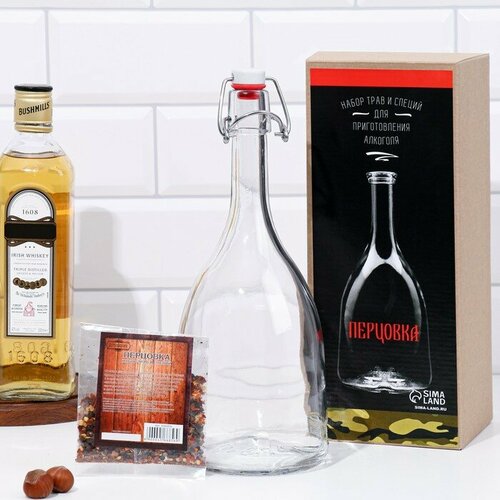 Набор для приготовления перцовки бутылка 1 л набор приправ 1026₽
