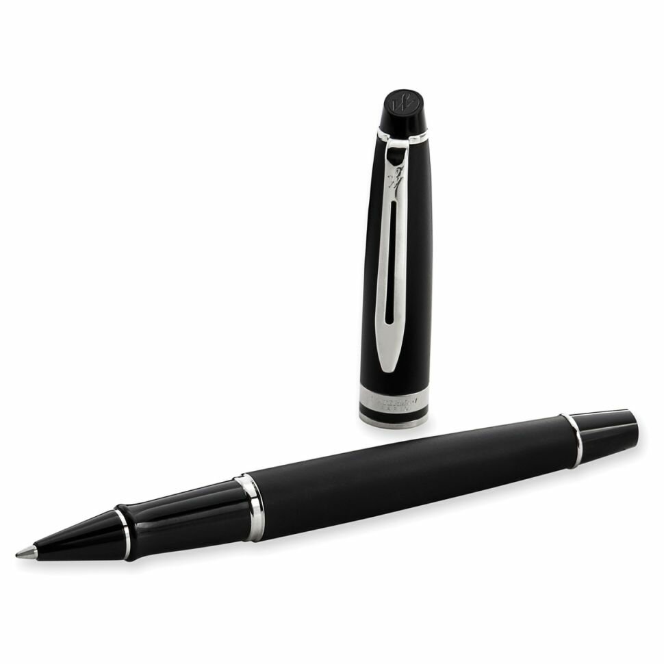 ручка роллер Waterman Expert 3 Matte Black CT - фото №4