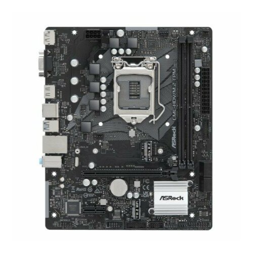 Asrock Материнская плата CML-HDV M.2 TPM R2.0, LGA 1200, Intel H370, mATX, Ret