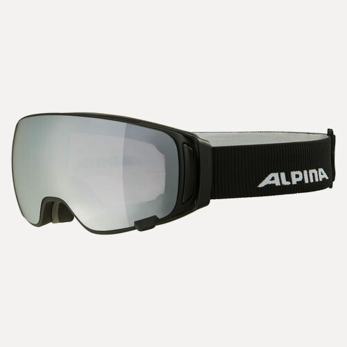 Изображение товара Маска горнолыжная ALPINA Double Jack Mag Q Black Matt/Q S1 + Mirror Black S3 Sph. (US: M)