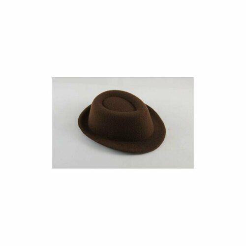 Аксессуар для кукол - шляпа мужская, цвет коричневый, 10х11см, 1 шт