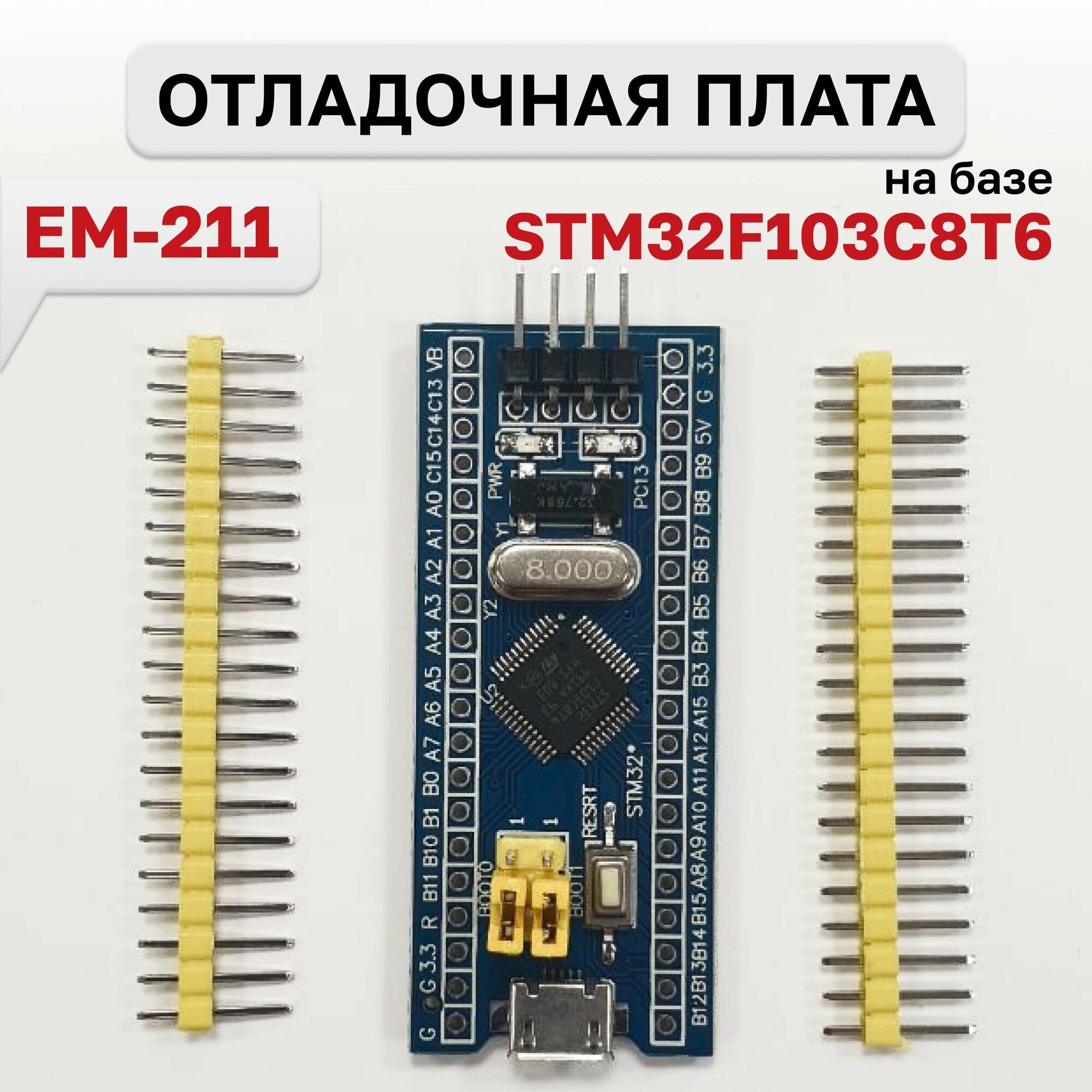 MKR113, Системная плата на базе STM32F103C8T6 EM-211