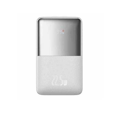 Внешний аккумулятор Baseus Bipow Pro Digital Display Fast Charge Power Bank 20000mAh 225W White PPBD030002 449400₽