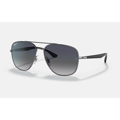 солнцезащитные очки ray ban клабмастеры оправа пластик с защитой от уф черный Солнцезащитные очки Ray-Ban, серый