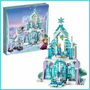 Конструктор LX Frozen Холодное сердце Ледяной замок Эльзы, 848 деталей совместим с лего для девочек