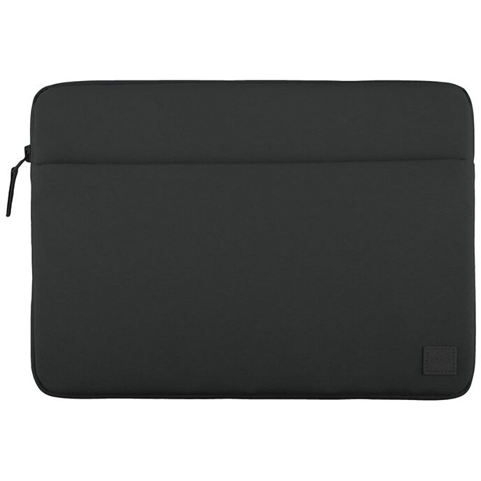 Чехол Uniq Vienna RPET Fabric Laptop Sleeve (ShockSorb) для ноутбуков 14" чёрный (Midnight Black)