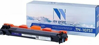 Картридж NV Print NV-TN1075T (тип TN-1075) Black черный, 1000 стр., для Brother