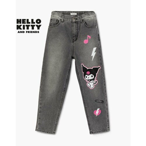 фото Джинсы gloria jeans, размер 4-5л/110 (30), серый