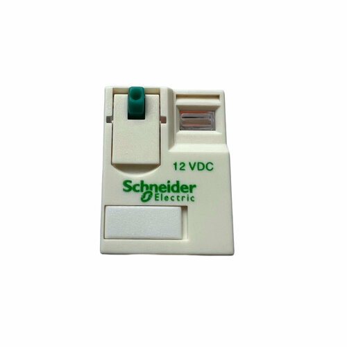 Реле Schneider Electric Zelio Relay RXM2AB1JD с 2 перекидными контактами (2CO) и кнопкой тест с напряжением катушки 12В DC, 1 шт.