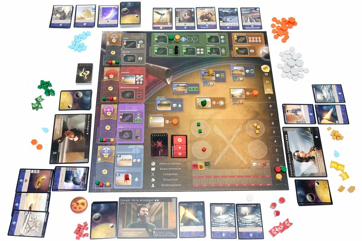 Lavka Games. Настольная игра "Дюна. Империя" база, стратегическая, для 1-4 игроков, от 13 лет — фото 1