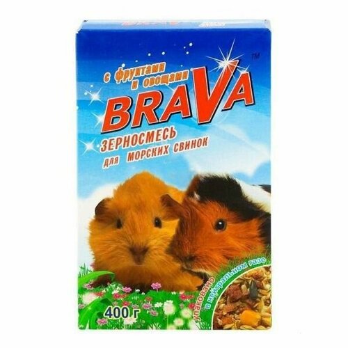 BraVa Корм сухой для морских свинок Фрукты+овощи, 400 г