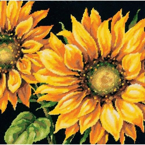 Набор для вышивания DIMENSIONS Яркий подсолнух, канва, мулине dimensions набор для вышивания гобелен dramatic sunflower яркий подсолнух 35 5 x 35 5 см 71 20083