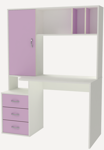 Изображение товара Стол компьютерный Сокол (левый) Белый Ирис