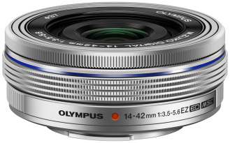 Объектив Olympus ED 14-42mm f/3.5-5.6 EZ, серебристый