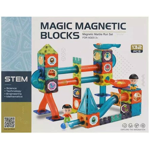 Конструктор магнитный 1203 магнитный конструктор mag building развивающий для детей подарок для мальчика и девочки 48 деталей магнитный конструктор
