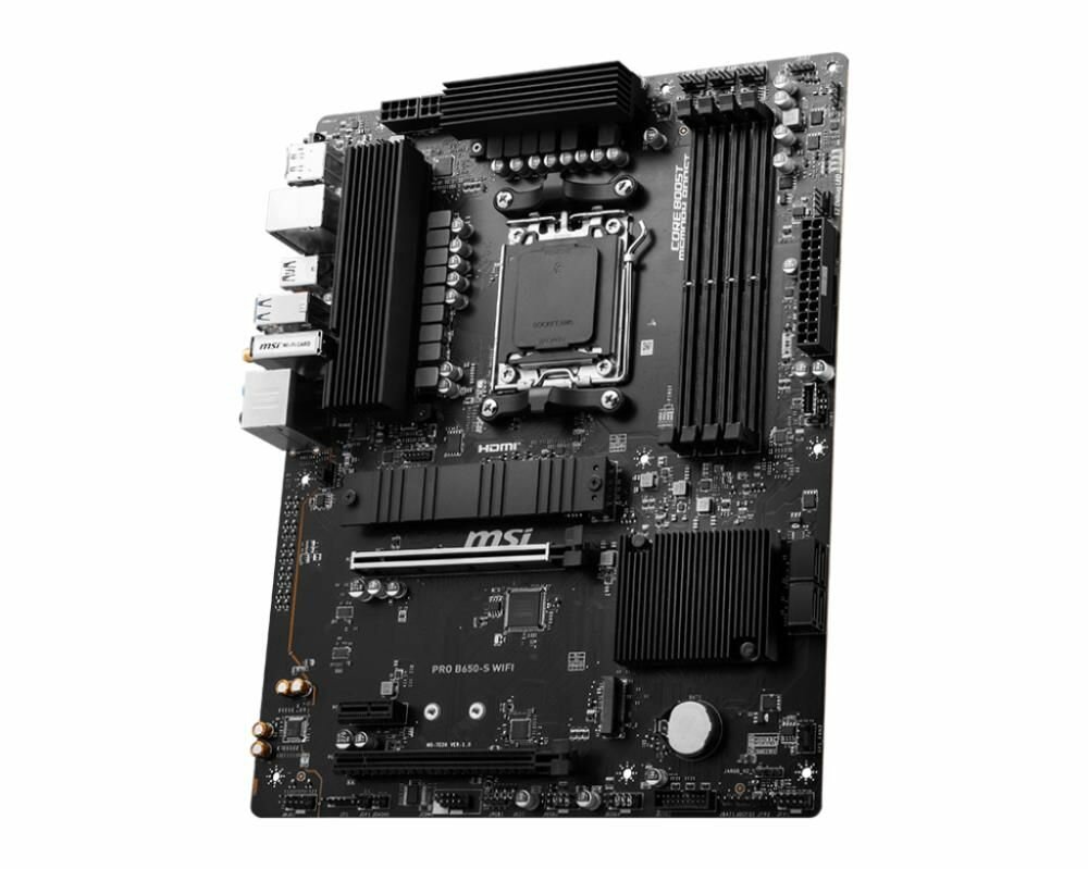 MSI Материнская плата AMD B650 SAM5 ATX PRO B650-S WIFI MSI — фото 5