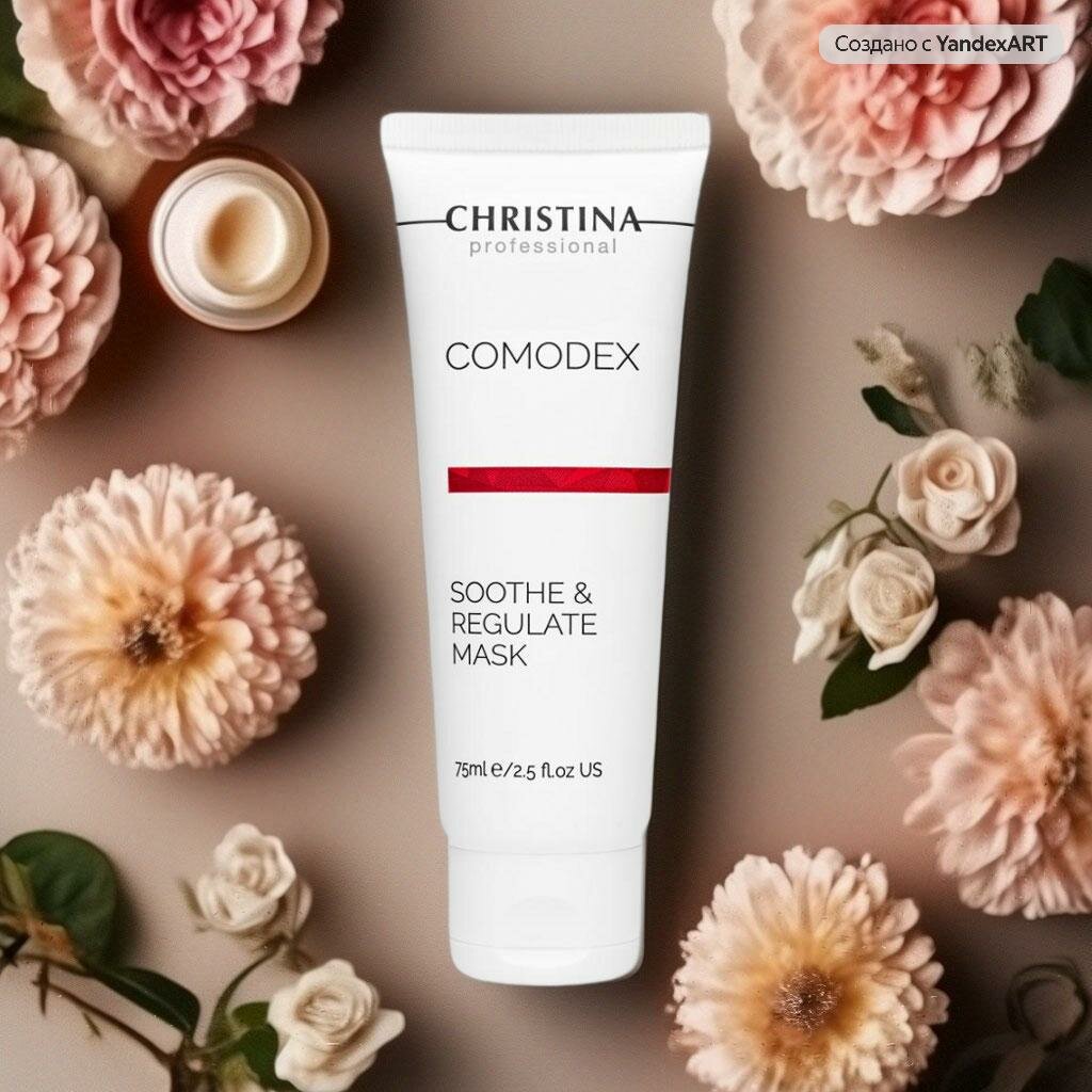 Christina – Успокаивающая себорегулирующая маска Comodex Soothe & Regulate Mask, 75 мл