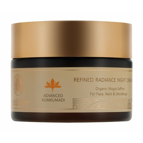 SOULTREE Advanced Kumkumadi Night Cream Крем для лица, шеи и декольте для сияния ночной, 50 г