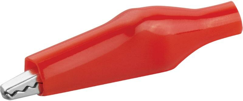 фото Зажим «крокодил» 5А 80 872 OAC-5A-40-R25 красн. Онлайт 80872