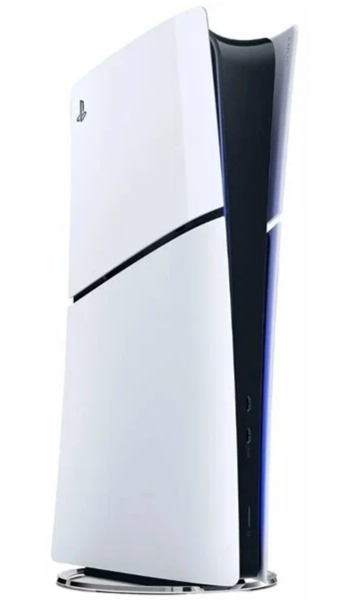 Игровая приставка Sony PlayStation 5 Slim, с дисководом, 1 ТБ, 2-й геймпад красный + зарядная станция — фото 1