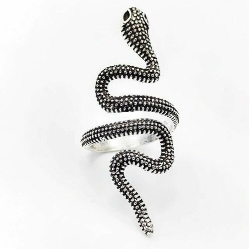 фото Кольцо, серебряный, черный без бренда