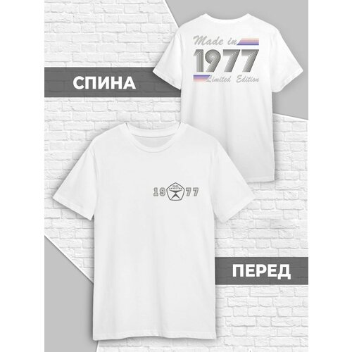 фото Футболка, размер 3xl (56-58), белый printech