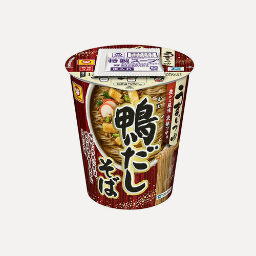 Изображение товара Лапша быстрого приготовления Toyo Suisan Соба на утином бульоне 65 г, Япония