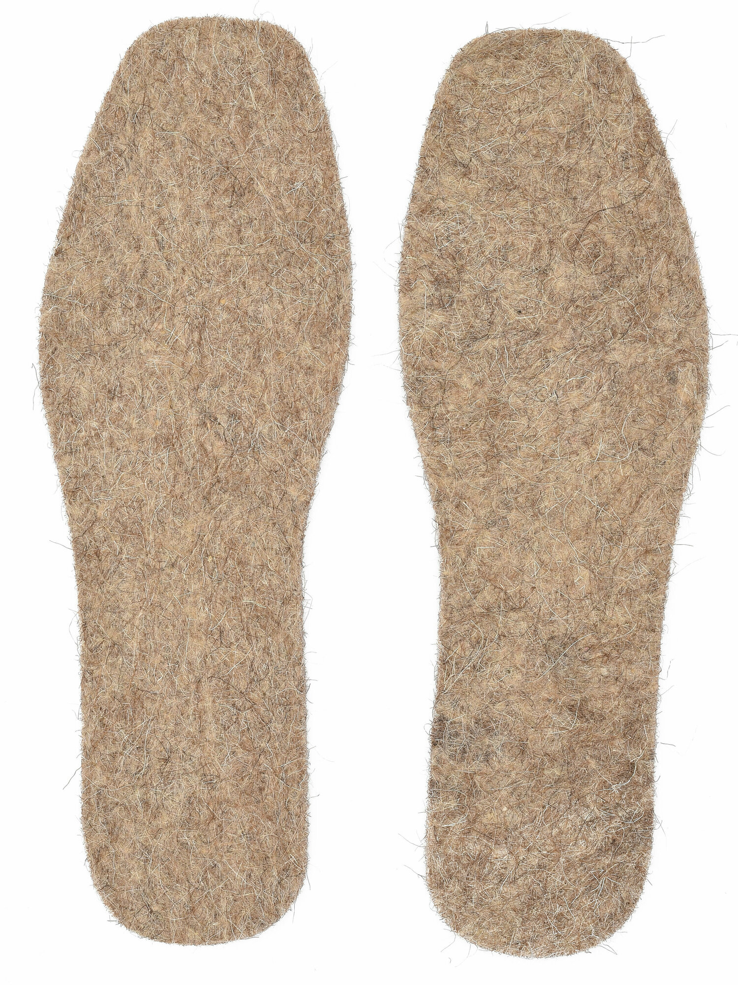 Стельки войлочные толстые для обуви, теплые, зимние (2 пары 42-го размера)