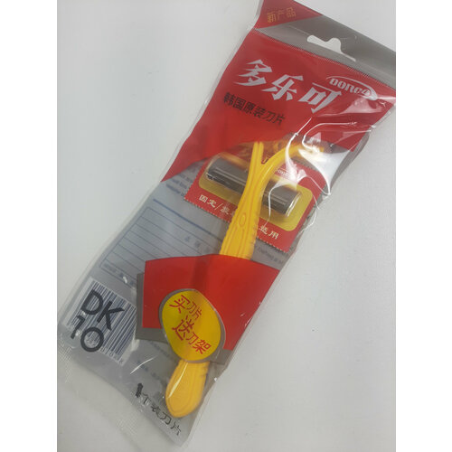 Станок для бритья DORCO с 2-мя лезвиями увлажняющей полоской 1 штука 119₽