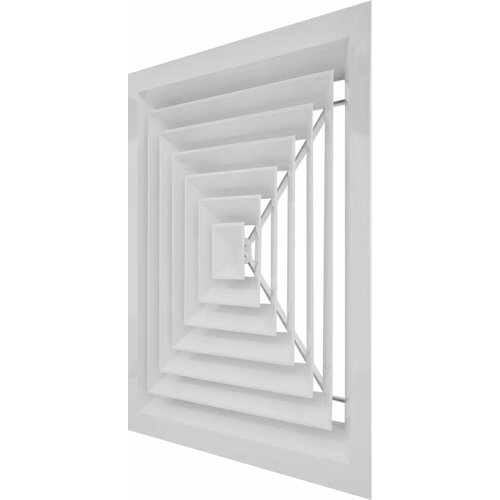 Диффузор вентиляционный Ore ДП4 600х600 мм пластик белый