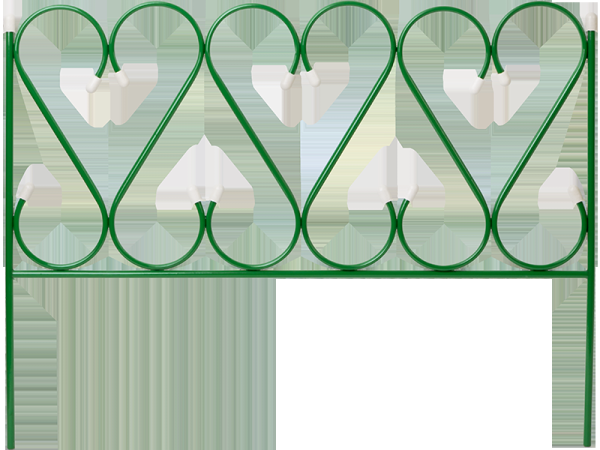 Забор декоративный GRINDA ренессанс, металлический, 50x345см