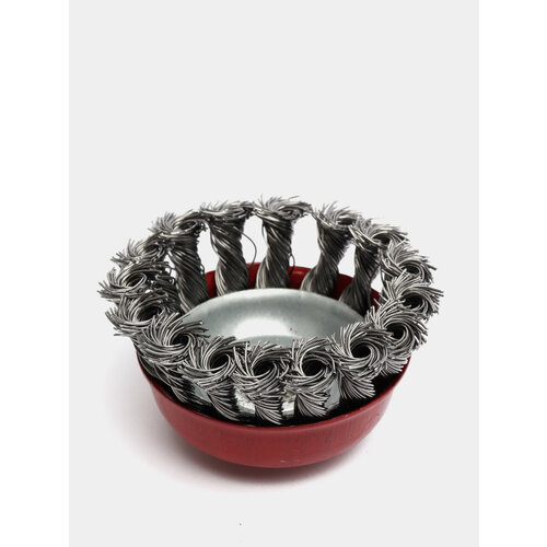 Щетка чашечная для УШМ 80 мм жгутированная проволока 999₽