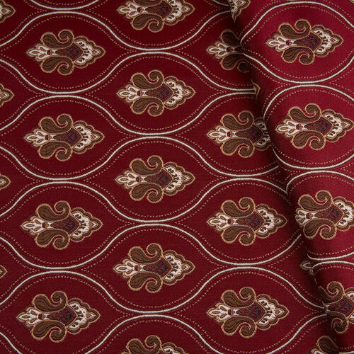Ткань мебельная интерьерная для декора шитья и рукоделия принт Дамасский узор 2020₽