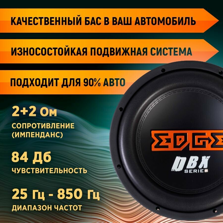 Сабвуфер EDGE EDBX12D2-E3