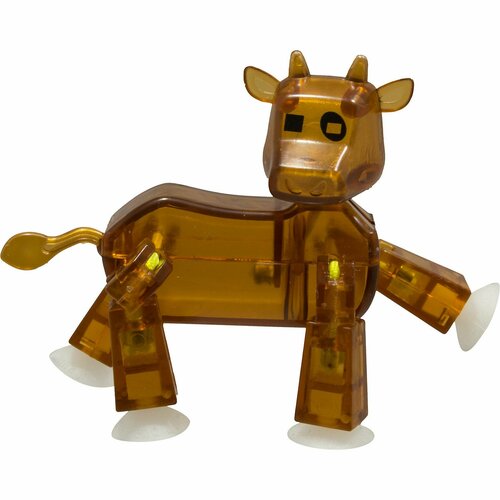 Stikbot Pets - Фигурка питомца, №3 Коричневая корова, 1 шт