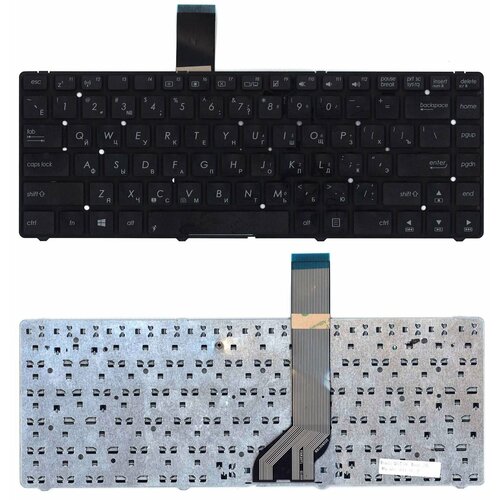 Клавиатура для ноутбука Asus K45A K45DE K45V K45V черная без рамки клавиатура для ноутбука asus k45a k45de k45v k45v черная без рамки