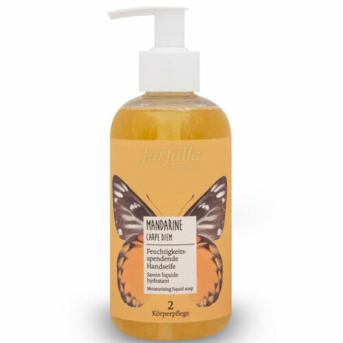 Farfalla Mandarine Увлажняющее жидкое мыло для рук 300 мл