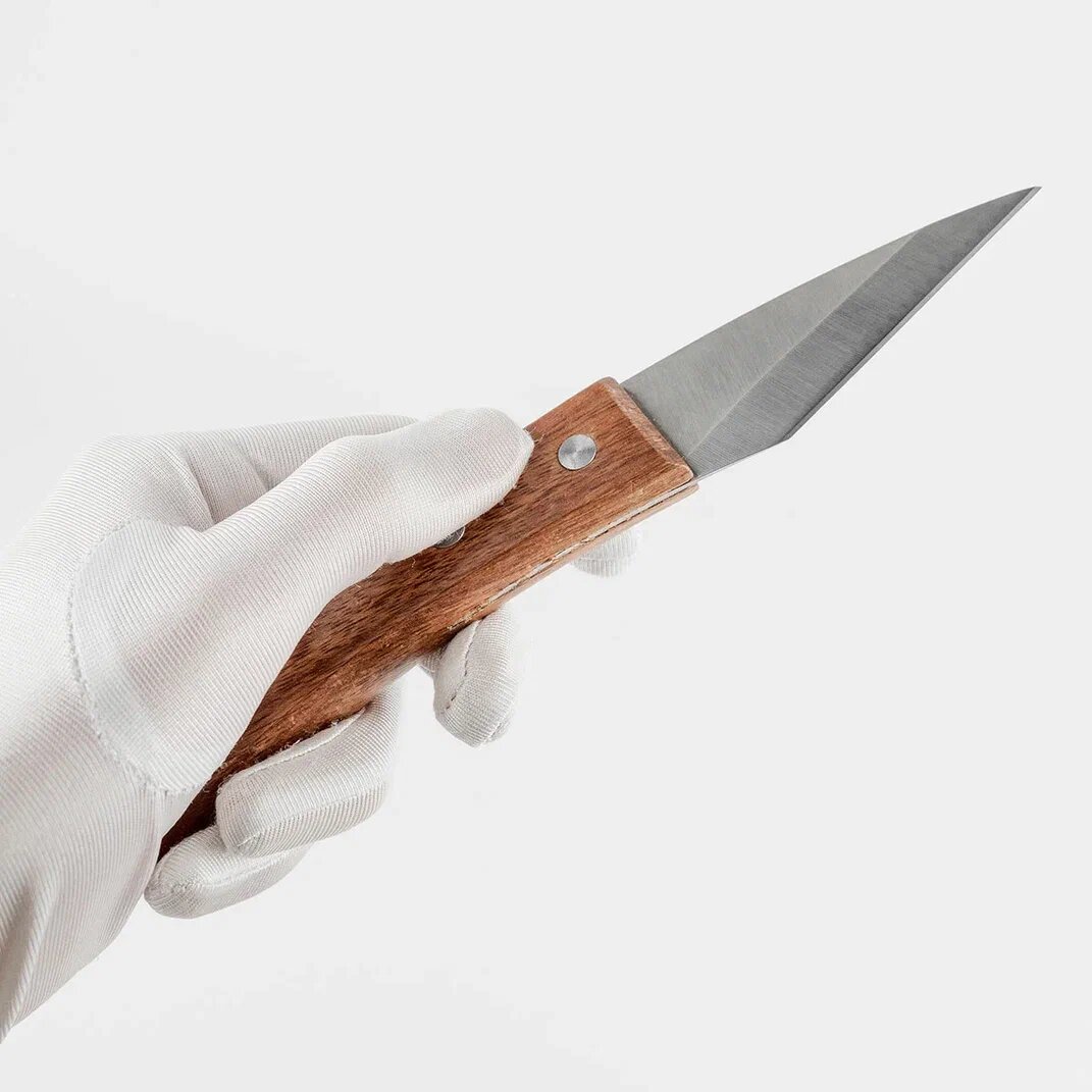 Прививочный нож с деревянной рукояткой mod. 55188, 21см - фотография № 9