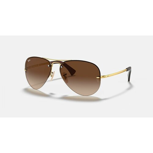 Солнцезащитные очки Ray-Ban, золотой солнцезащитные очки aviator unisex ray ban