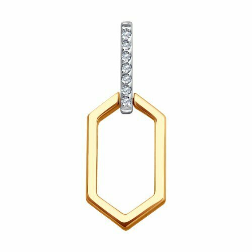 фото Подвеска diamant online, золото, 585 проба