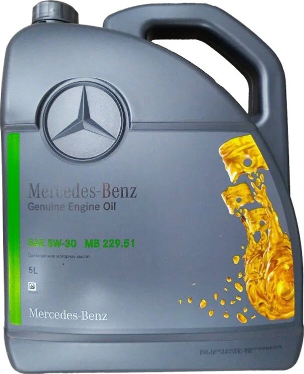 Масло моторное MERCEDES-BENZ MB 229.51 5W-30 5 л A000 989 22 07 13 FBDR