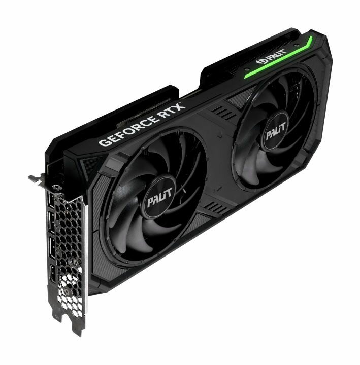 Видеокарта Palit RTX4070 SUPER DUAL 12GB GDDR6X 192-bit DPx3 HDMI 2FAN RTL