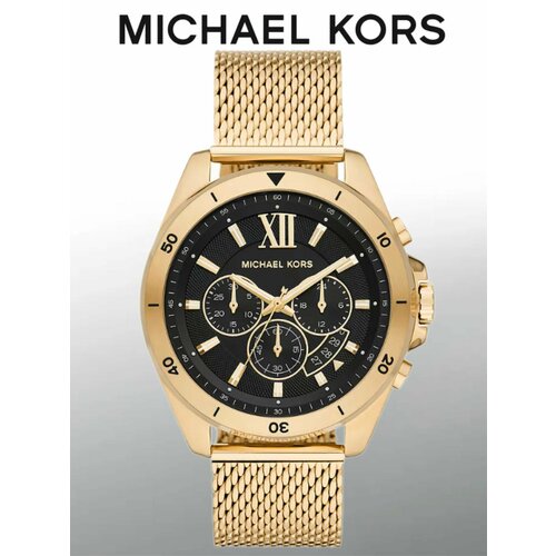 Наручные часы MICHAEL KORS, черный, золотой