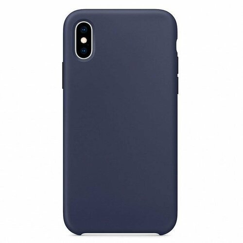 Чехол для iPhone XR, G-Net Silicon Case, темно-синий