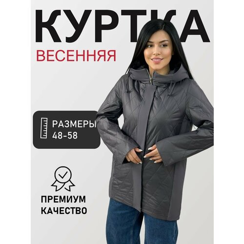 фото Куртка diffberd, размер 52, серый