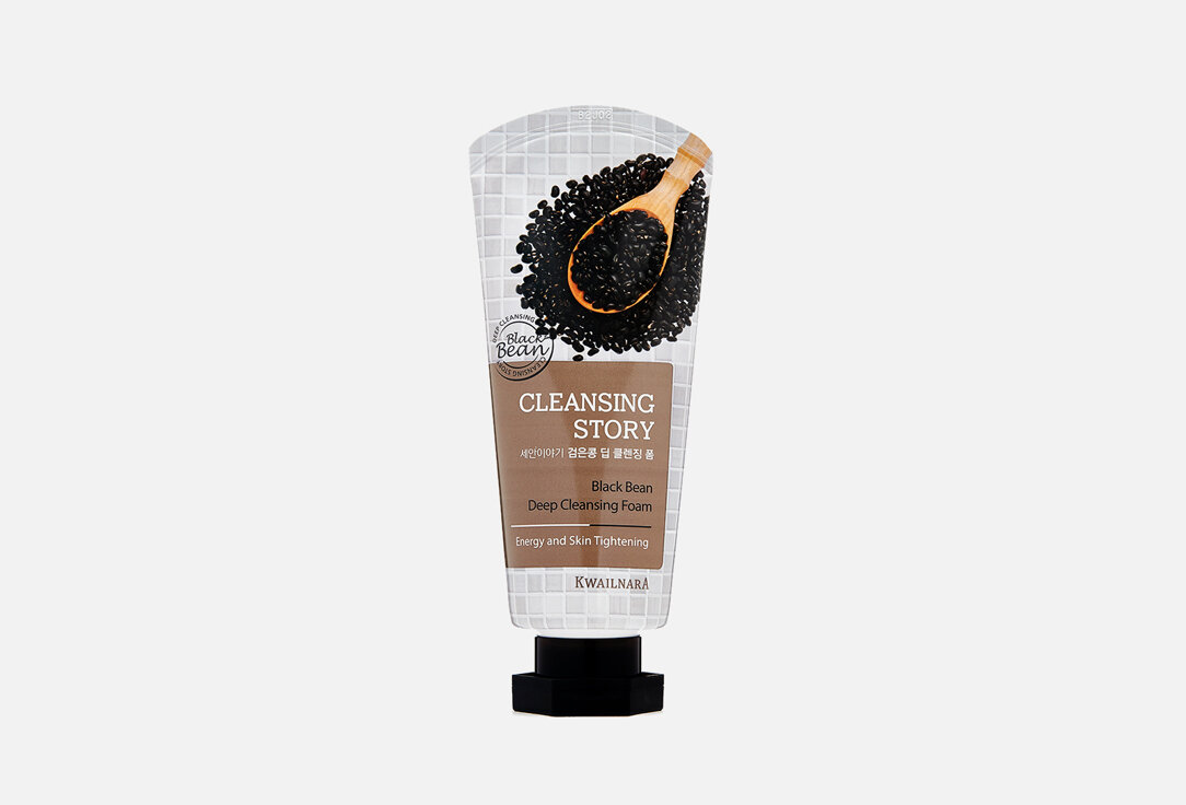 Очищающая пенка для умывания лица Welcos CLEANSING STORY Black Bean Deep Cleansing Foam х / вес 120 г