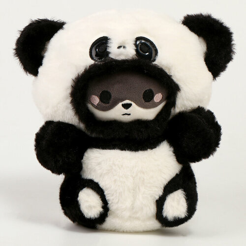 Мягкая игрушка Котик в костюме панды, 23 см мягкая игрушка котик в костюме 20 см