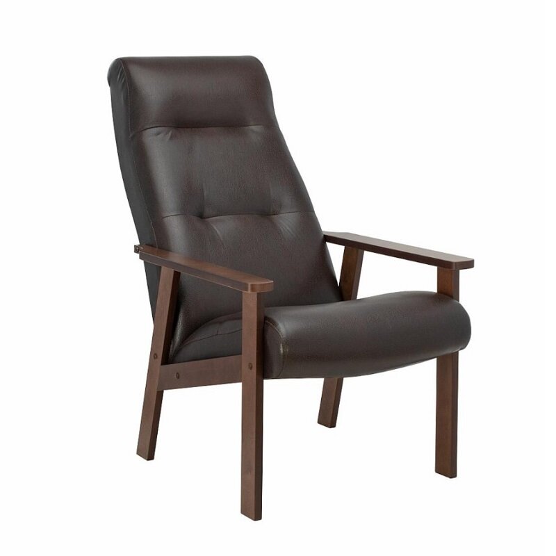 фото Кресло Leset Retro Орех, к/з Vegas Lite Amber