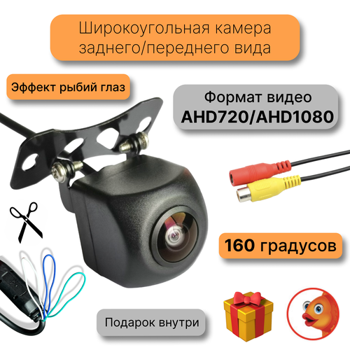 Широкоугольная камера с эффектом рыбьего глаза AHD7201080 и углом обзора 160 139200₽